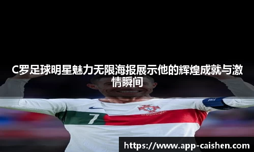 C罗足球明星魅力无限海报展示他的辉煌成就与激情瞬间