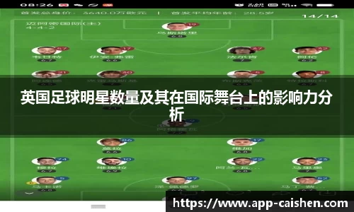 英国足球明星数量及其在国际舞台上的影响力分析